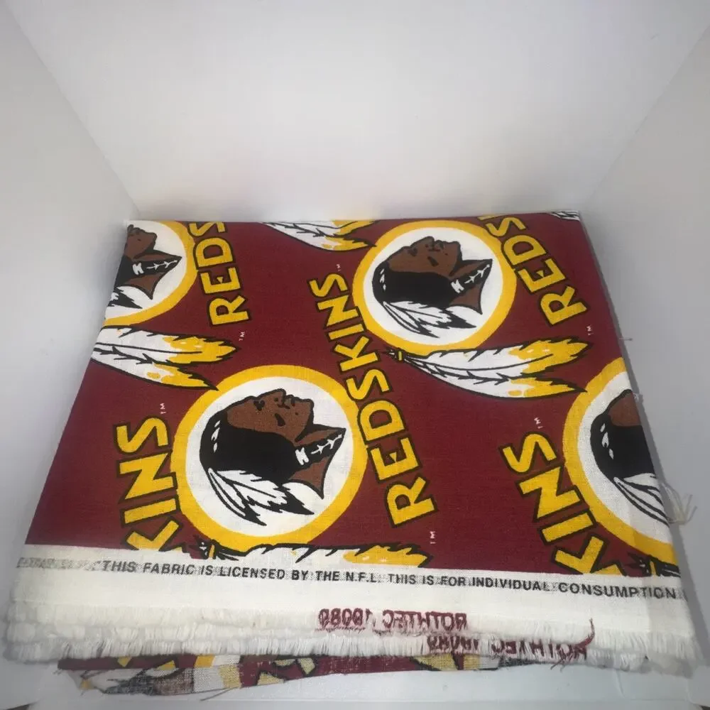 Washington Redskins NFL Cotton Fabric (67.5” Long X 15” Wide)